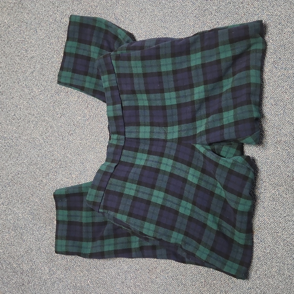Old Navy Flannel Ladies Lounge Pants Black Watch Plaid, Size 6